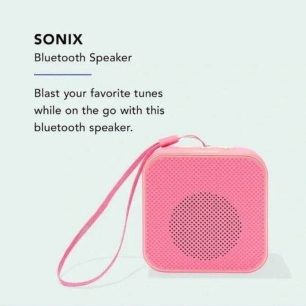 Pink Sonix Bluetooth Speaker NEW Bluetooth